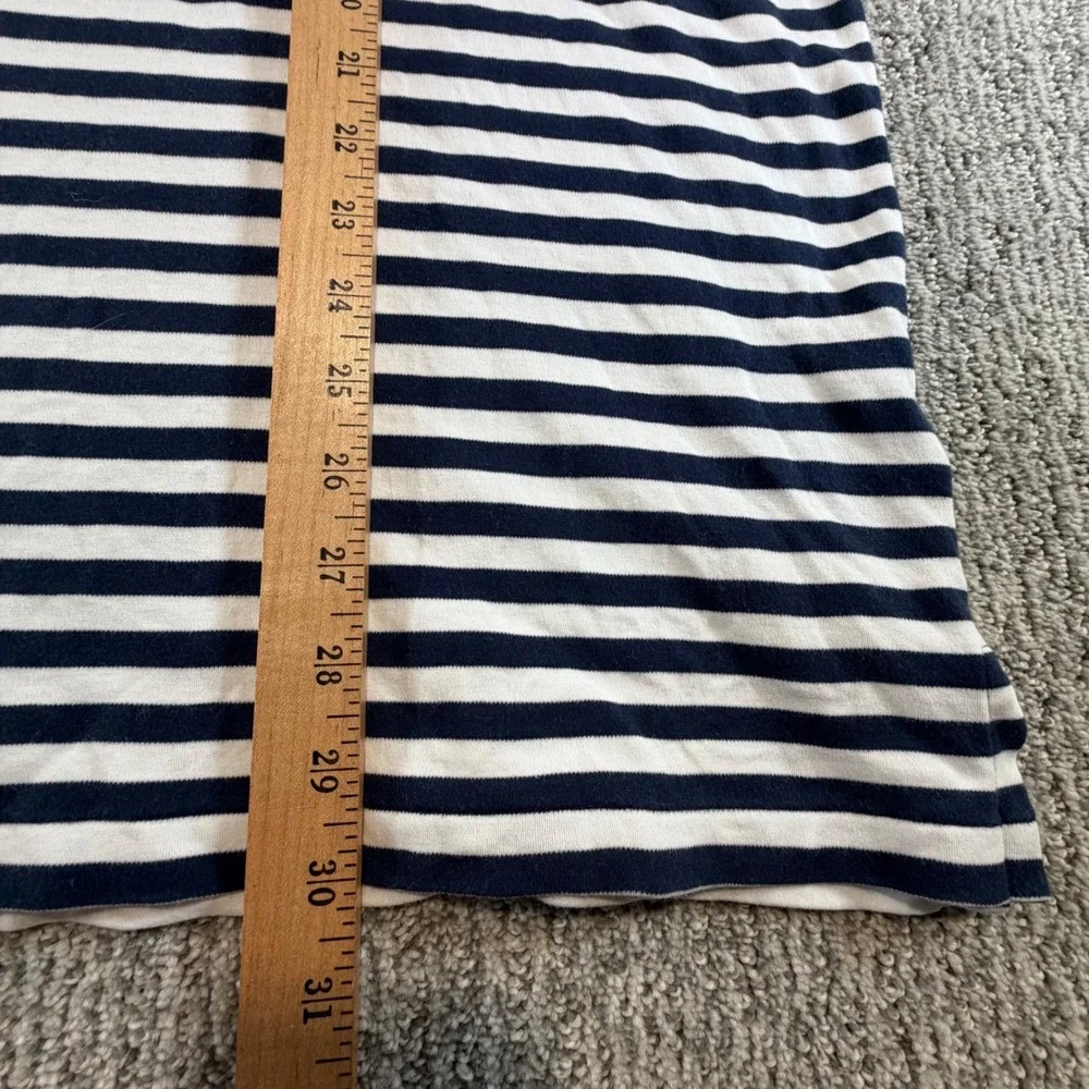 Polo Ralph Lauren Polo Shirt Men XXL‎ Navy Blue White Striped Classic Fit SS